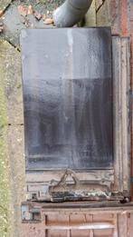 34 Gebruikte geglazuurde dakpannen, Ophalen, Gebruikt, Steen of Klei, Zwart