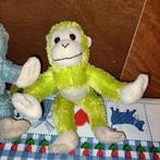 Semo groene en blauwe aap Knuffels met beweegbare armen en, Ophalen of Verzenden