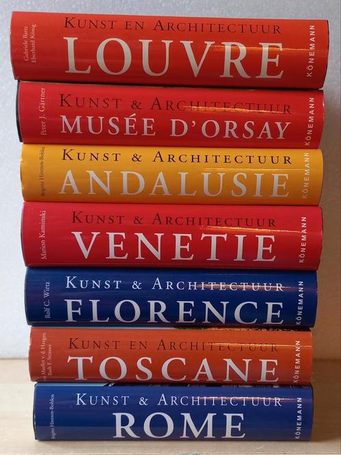 Toscane, Venetië, Florence, Andalusie, Rome, Louvre, d' Osay, Boeken, Kunst en Cultuur | Architectuur, Zo goed als nieuw, Ophalen of Verzenden