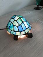 Glas en lood Tiffany lamp schildpad, Ophalen of Verzenden, Glas, Minder dan 50 cm