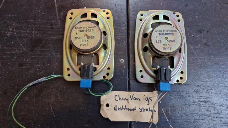 Dashboard speaker set OE Chevy Van G-series 1995, Auto-onderdelen, Dashboard en Schakelaars, Amerikaanse onderdelen, Chevrolet