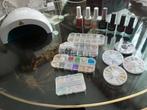 Complete Nagelset met Lamp, Nagelak & Steentjes, Sieraden, Tassen en Uiterlijk, Uiterlijk | Cosmetica en Make-up, Overige kleuren