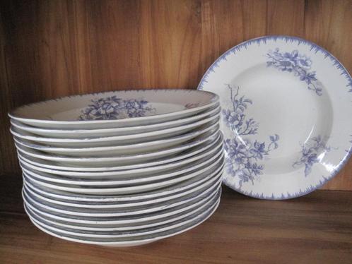 Lila diepe borden decor Olga (SC), Antiek en Kunst, Antiek | Servies los, Ophalen of Verzenden