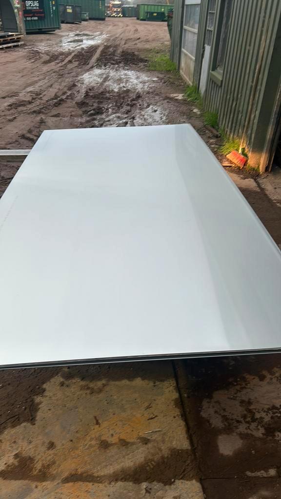 RVS plaat 3000x1500x1.5mm, Doe-het-zelf en Verbouw, Platen en Panelen, Zo goed als nieuw, Overige materialen, Minder dan 20 mm