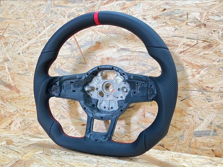 Golf 7 7.5 stuur rode stiksel HIGPERFORMANCE Leder NIEUW, Auto-onderdelen, Besturing, Volkswagen, Nieuw, Ophalen of Verzenden