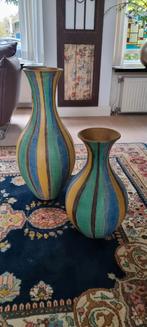 Mooie set aardewerk vazen meerkleurig, Ophalen, Overige kleuren, 50 tot 75 cm, Aardewerk of Porselein