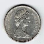24-723 Canada 25 cent 1966, Postzegels en Munten, Munten | Amerika, Zilver, Ophalen of Verzenden, Losse munt, Noord-Amerika