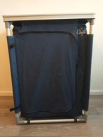 Camping kastje blauw Camp line met bovenblad, Ophalen of Verzenden, Gebruikt, Campingkast