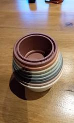 Happy / plastic stapelbekers/ 8 delig, Kinderen en Baby's, Speelgoed | Babyspeelgoed, Ophalen of Verzenden, Zo goed als nieuw