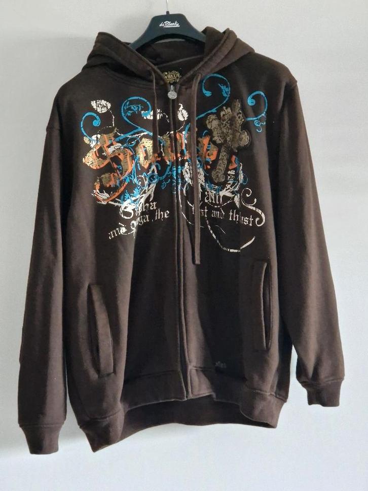 Raw Blue Hoody Saint Brown / Bruin XXL, Kleding | Heren, Truien en Vesten, Gedragen, Overige maten, Bruin, Ophalen of Verzenden