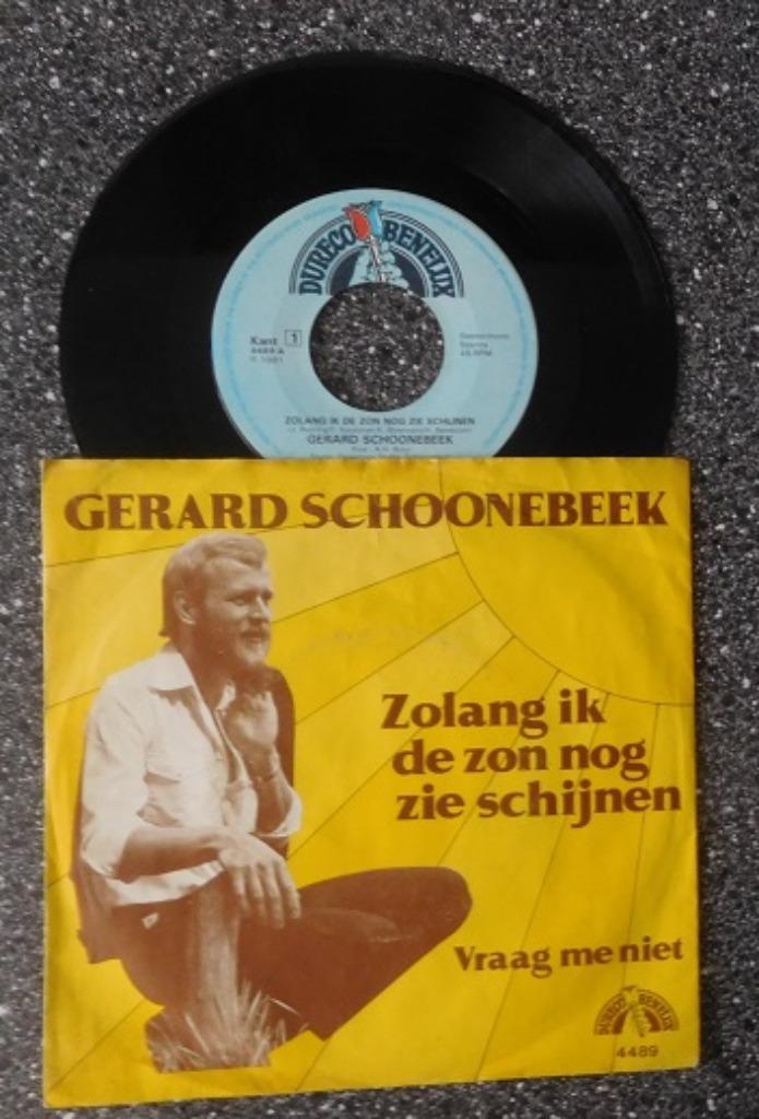 Gerard Schoonebeek - zolang ik de zon nog zie (vanaf € 12,50, Cd's en Dvd's, Vinyl | Nederlandstalig, Zo goed als nieuw, Levenslied of Smartlap