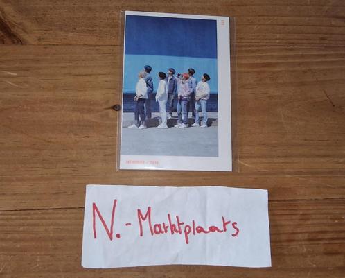 BTS (OT7) Memories Of 2019 DVD postcard accordion [SEALED], Verzamelen, Muziek, Artiesten en Beroemdheden, Nieuw, Foto of Kaart