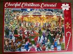 Kerst carousel puzzel 1000 stukjes, Hobby en Vrije tijd, Denksport en Puzzels, Ophalen, 500 t/m 1500 stukjes, Zo goed als nieuw