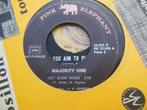 single majority one 45rpm vinyl pink elephant records 7inch, 7 inch, Single, Ophalen of Verzenden, Zo goed als nieuw