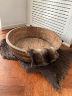 Olijfbak xxl, Huis en Inrichting, Ophalen, Zo goed als nieuw, Rond, Hout