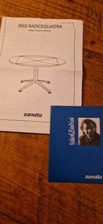 Zanotta, tafel ovaal, vierkant, rond eiken Design, Ophalen, Gebruikt, 100 tot 150 cm, Scandinavisch, modern, industrieel