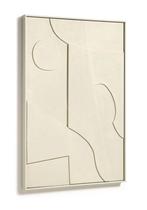 Schilderij Kave Home Talin nieuw!, Ophalen, Zo goed als nieuw, Minder dan 100 cm, Rechthoekig