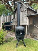 Te koop tuinhaard buitenkachel overkapping houtkachel, Ophalen, Hademo@telfort.nl, Amer 2 7333lp apeldoorn, Zo goed als nieuw