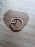 bijzettafel, Minder dan 55 cm, Rond, Ophalen of Verzenden, Zo goed als nieuw