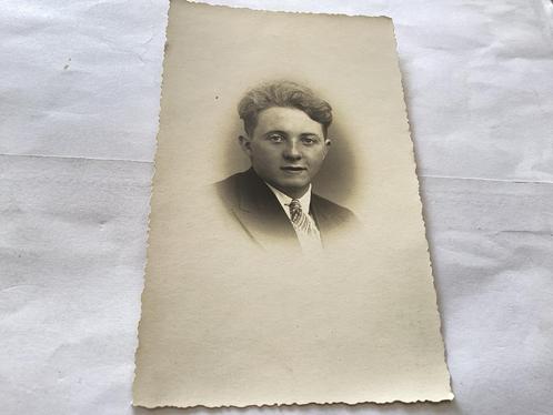 Vintage Foto Hoeksema Apeldoorn Jonge Man, Verzamelen, Foto's en Prenten, Ophalen of Verzenden
