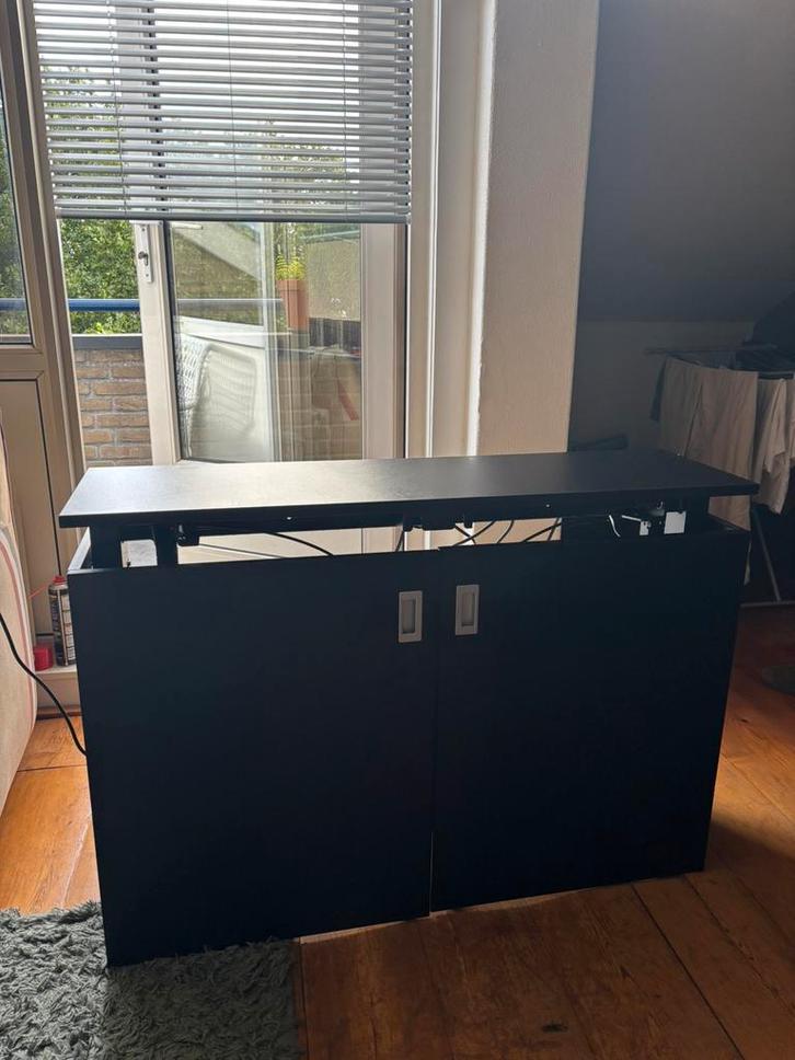 HomeFit Inklapbaar Elektrisch Zit Sta bureau, Huis en Inrichting, Bureaus, Zo goed als nieuw, Ophalen