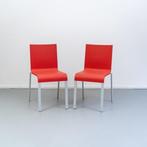 12 Vitra Maarten van Severen stoel Rood .03 stapelbaar, Vijf, Zes of meer stoelen, Gebruikt, Ophalen of Verzenden, Metaal