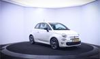 Fiat 500 1.0Hybrid SPORT CARPLAY/AIRCO/CRUISE/HALF LEDER/SPO, Gebruikt, Zwart, Leder en Stof, Wit