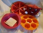 Tup ad 16: MFV silicone (bak)vorm oranje muffin en roze hart, Ophalen of Verzenden, Nieuw, Overige typen