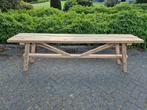 landelijke brocante sidetable, Huis en Inrichting, Tafels | Sidetables, Ophalen, Gebruikt, 25 tot 50 cm, Rechthoekig