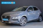Hyundai KONA 1.6 GDI HEV Premium |camera|dealer onderhouden|, Gebruikt, Zwart, Leder en Stof, Bedrijf