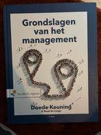 Grondslagen van het management - Keuning & de Lange, Ophalen of Verzenden, Gelezen, Management
