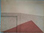 Erik Roos - Geometrische Potloodtekening, Ophalen of Verzenden
