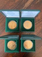 4 Munten Flora en Fauna Slowakije Slovakia 2021-2022, Ophalen of Verzenden