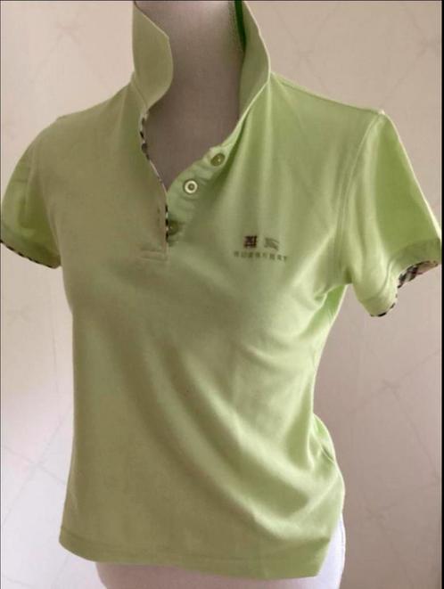 BURBERRY LONDON POLO. Mt 38. Mintgroen. Korte mouw, Kleding | Dames, Tops, Zo goed als nieuw, Maat 38/40 (M), Groen, Korte mouw
