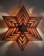 Vintage grote houten kerstster, Ophalen of Verzenden, Gebruikt