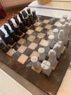 Marmeren schaakspel - uniek vintage exemplaar - 55 jaar oud, Hobby en Vrije tijd, Gezelschapsspellen | Bordspellen, Een of twee spelers