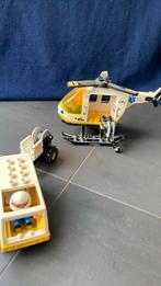 Duplo 7841 helikopter en airport rescue wagentje, Kinderen en Baby's, Speelgoed | Playmobil, Gebruikt, Ophalen of Verzenden