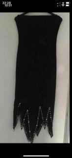 Elegante zwarte jurk met details maat s .Ophalen, Kleding | Dames, Ophalen of Verzenden, Zo goed als nieuw, Maat 36 (S), Zwart