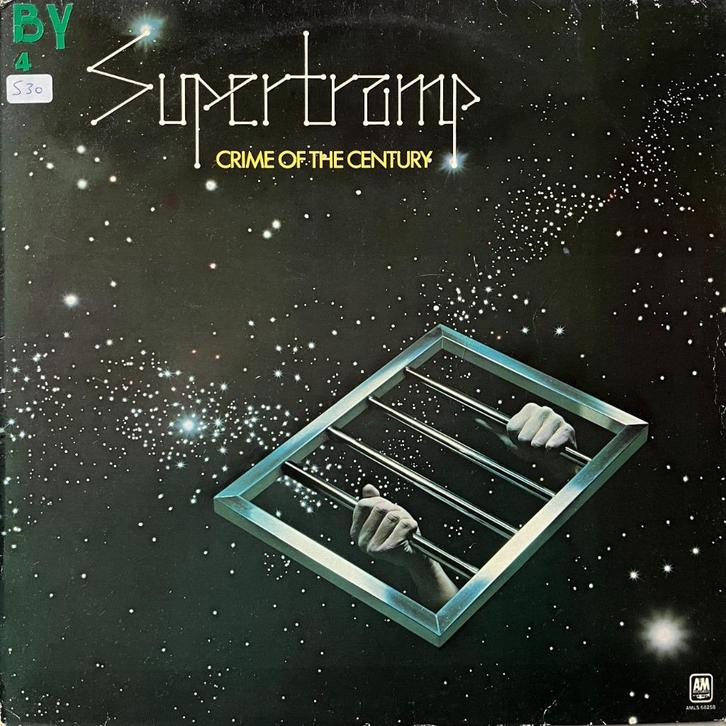 LP Supertramp - Crime of the century (1974), Cd's en Dvd's, Vinyl | Pop, Gebruikt, 1960 tot 1980, 12 inch, Ophalen of Verzenden