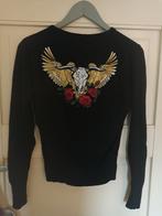 Mooi vest  van Banned met borduursel - Maat M, Kleding | Dames, Ophalen of Verzenden, Zo goed als nieuw, Maat 38/40 (M), Zwart
