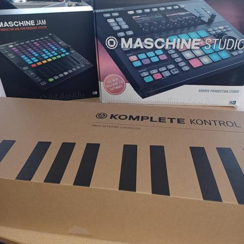 Set mashine studio + jam  + komplete kontrol a49, Muziek en Instrumenten, Midi-apparatuur, Zo goed als nieuw, Ophalen