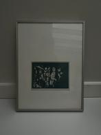 Houtsnede Poppe Damave, Antiek en Kunst, Kunst | Etsen en Gravures, Ophalen of Verzenden