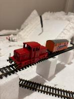 rode Fleischmann H0 diesellocomotief, als model 1306 of 4200, Gelijkstroom, Fleischmann, Rails, Ophalen of Verzenden