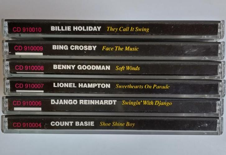 6 CDs 4EVER GOLD: oa Count Basie, Django Reinhardt, Lionel H, Cd's en Dvd's, Cd's | Jazz en Blues, Zo goed als nieuw, Jazz, Voor 1940