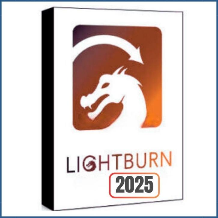 LightBurn 2025 voor lasersnijders, Computers en Software, Ontwerp- en Bewerkingssoftware, Nieuw, Windows, Ophalen