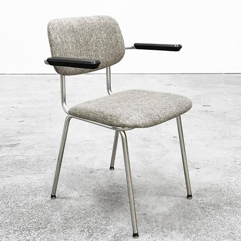 Vintage Gispen stoelen model 1235, info/prijs > beschrijving, Huis en Inrichting, Stoelen, Zo goed als nieuw, Vijf, Zes of meer stoelen