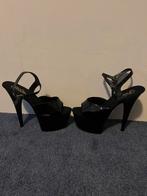 Pleaser hoge hakken Maat 41 kleur zwart, Pumps, Zwart, Ophalen of Verzenden, Gedragen