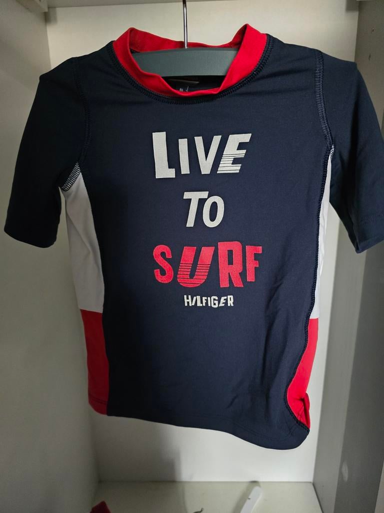 Tommy Hilfiger UV Zwem T-shirt Maat 86, UV-zwemkleding, Ophalen of Verzenden, Zwembroek, Maat 86