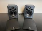Q acoustics 1020i set speakers, Audio, Tv en Foto, Luidsprekers, Zo goed als nieuw, 120 watt of meer, Front, Rear of Stereo speakers