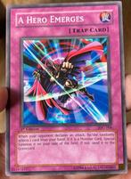 Yu-Gi-Oh! A Hero Emerges IOC 1st Ed Old US Print !, Verzenden, Gebruikt, Losse kaart
